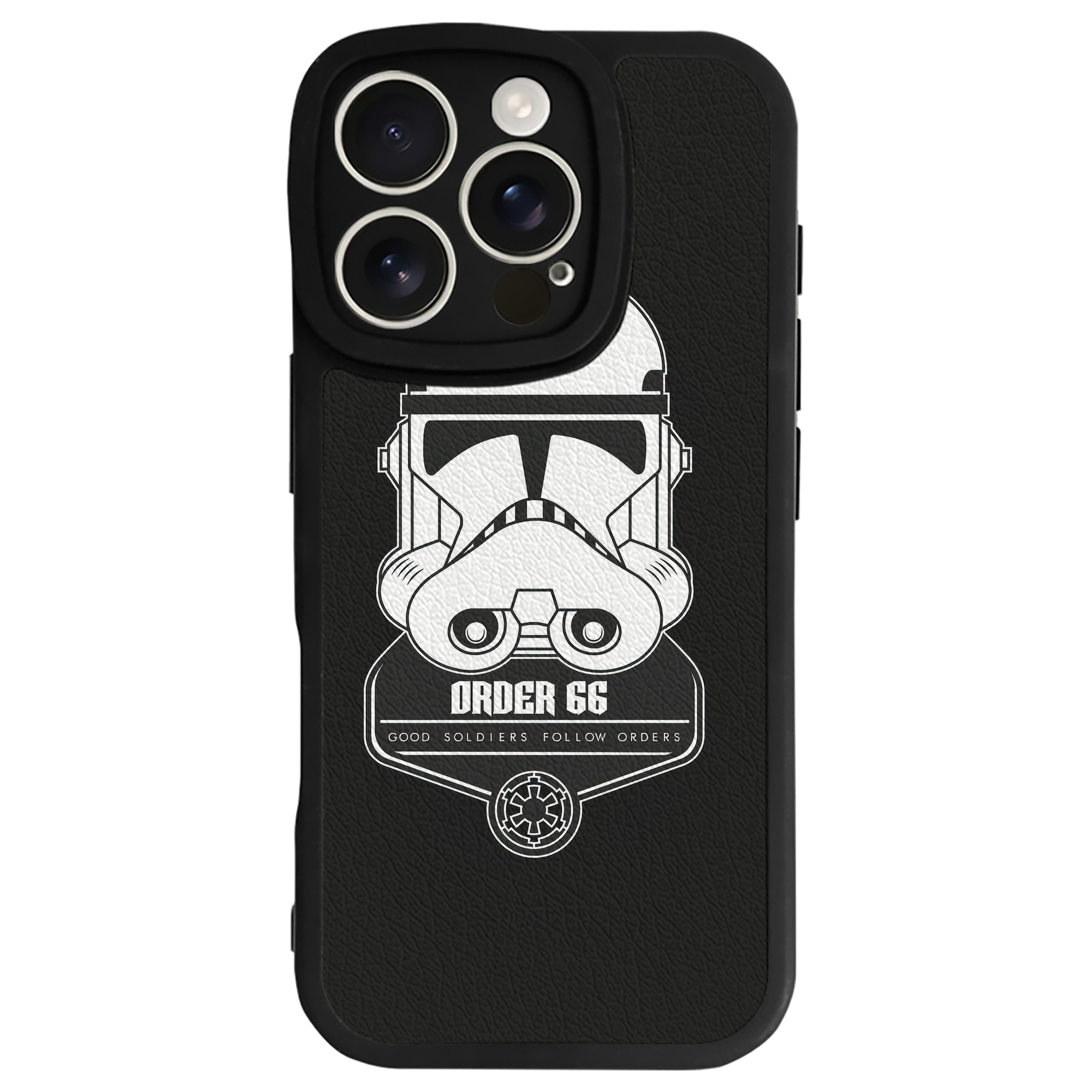 （画像用） スター・ウォーズ Star Wars 【iPhone 16シリーズ対応】シリコンスマホケース（レザー調） 材質：シリコン